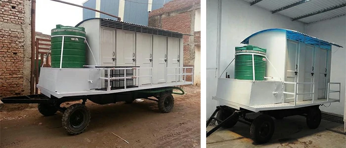 FRP Mobile Toilet Van Suppliers