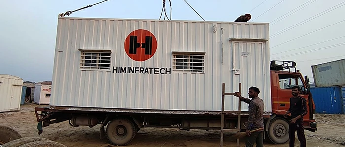 Rectangular MS Porta Cabin in Firozabad